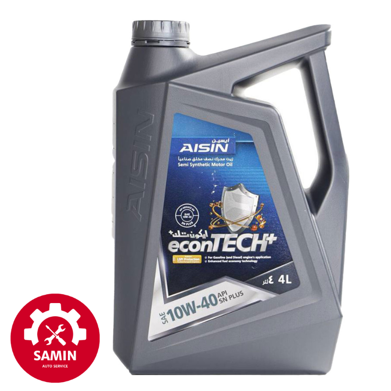 این عکس مربوط به روغن موتور آیسین 10W40 می باشد.